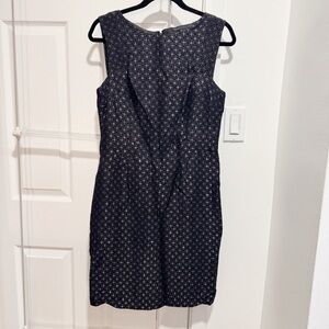 Marc by Marc Jacobs Black patterned Sleeveless Sheath Dress Sz 2